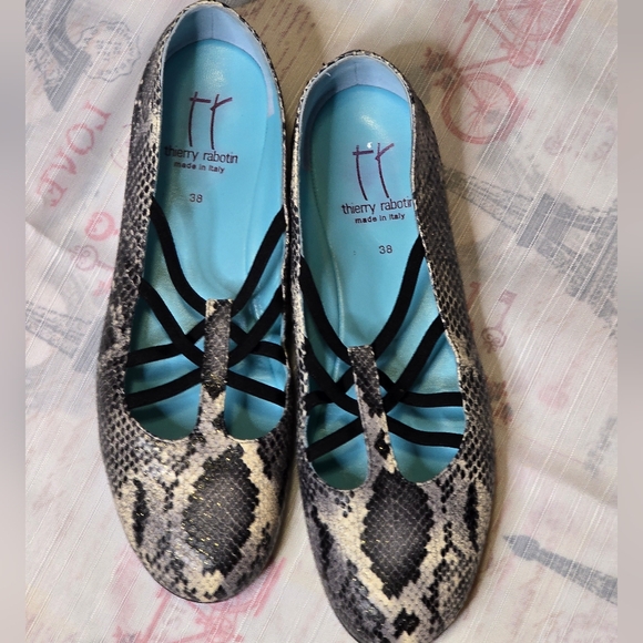 Thierry Rabotin Zircon Snakeskin Shoe - Picture 2 of 3